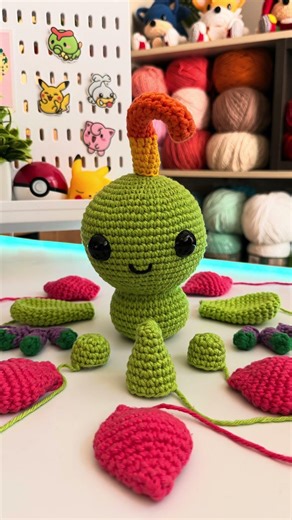 my first pattern of the year: palmon 🌱