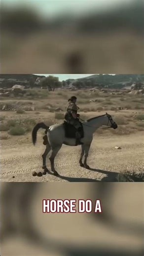 Horse Poop Causes Chaos in RDR2 & MGSV (Mind BLOWN!) #shorts