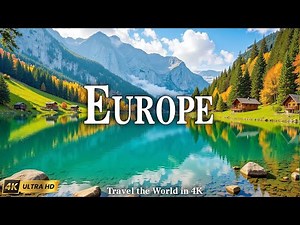 FLYING OVER EUROPE ( 4K UHD ) • Stunning Footage, Scenic Relaxation Film with Calming Music
