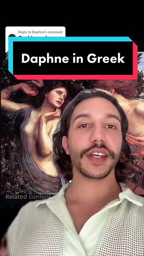 Replying to @Daphne How to pronounce Δάφνη (Daphne) in modern Greek. Hope it helped 😊 #greektiktok #tiktokgreece #greekmythology #greekgods #apollo #daphne #naiad #nymph #greenscreen