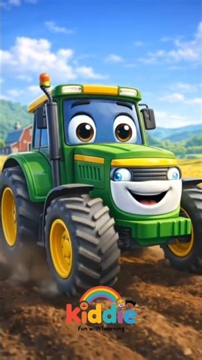 I Am a Tractor 🚜 | Farm Tractor Introduction for Kids | Vehicle Short