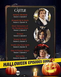 61K views · 631 reactions | Check out these spooky episodes of #Castle to get in the Halloween mood! 驪 | Castle | Facebook