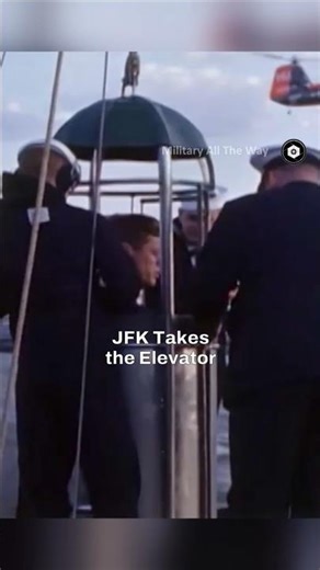 JFK Rides an Elevator Inside a Nuclear Submarine