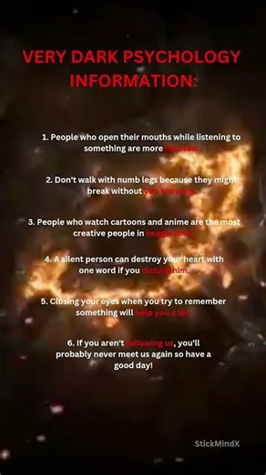 6 Strange Yet Dark Psychology Facts You’ve Never Heard Before! #psychologyfacts