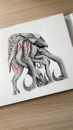 Drawing MUTO from Godzilla 2014