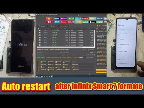 Auto restart after Infinix Smart 7 formate | Infinix Smart 7 dead hanglogo auto restart fix firmware