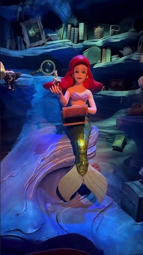 The Little Mermaid in Ariel's Undersea Adventure 🧜‍♀️ #disney #disneyland #thelittlemermaid #dca