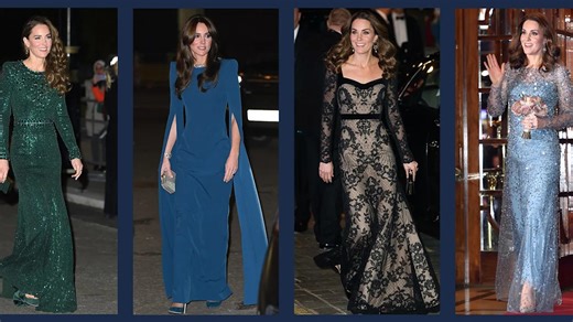 See the Evolution of Kate Middleton’s Royal Variety Fashion