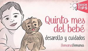 184K views · 6.8K reactions | 拾 QUINTO MES DE VIDA DEL BEBÉ ❤️ #5Meses ➡️ ¡Todo lo que debes saber! Cuidados y desarrollo  SUSCRÍBETE al canal de Youtube de "Embarazo & Bebés" y dale a la campanita  → https://goo.gl/bhioi2 . . Embarazo & Bebés | Embarazo & Bebés | Facebook