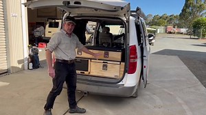 I-MAX(xed) to the max! This I-Max Drifta fit-out really does have it all. 2 x fridges, slide out kitchen, heaps of slide out storage space, removable table, 55L poly water tank. All custom made to suit this exact vehicle and beautifully finished with exposed natural timber grain. Beechy worked alongside the customer's ideas to design the fit-out and ensure it all worked well within the vehicle. Drifta designs can be adapted to any vehicle – all our units are 100% custom made for every job… whate