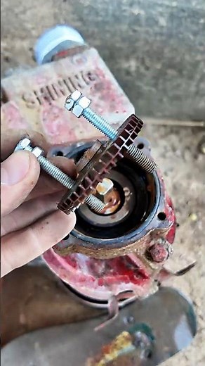 Quick and easy water pump impeller removal #shorts #pumprepair #waterpump