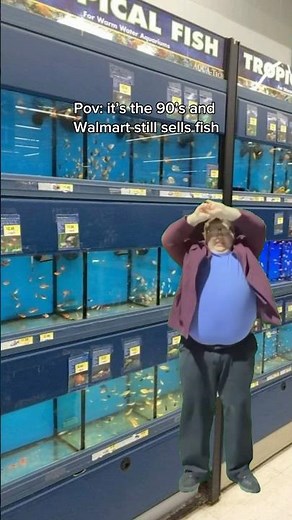 When Walmart Had Fish Tanks and Life Was Simple 😂🐠 #90snostalgia #aquariumhobby #fishkeeping #fish