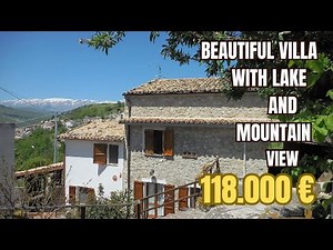 Beautiful rural villa with garden and terraces near the lake. Abruzzo.