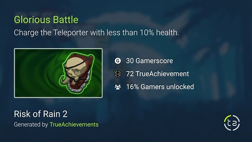 Glorious Battle achievement in Risk of Rain 2