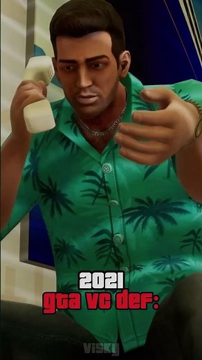 GTA Trilogy: Then vs Now #gta #gtasa #vicecity