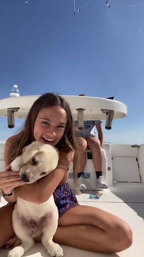baby’s first boat ride