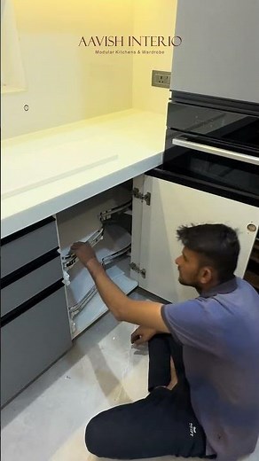 LeMans Corner Unit Installation | Modular Kitchen Corner Solution | Aavish Interio
