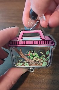 Bug Type Terrarium - Customize - Openable Shaker Charm - Acrylic Keychain - Nature Lover - Trainer - Etsy
