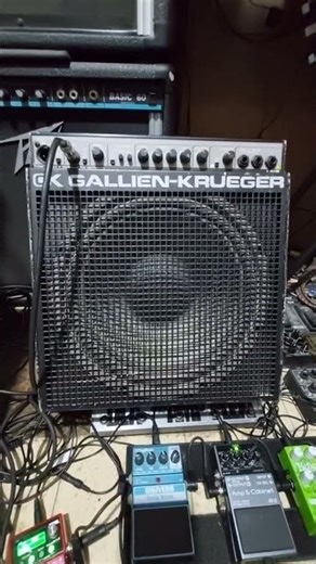 Fernandes Jazz Bass and Gallien Krueger MB112