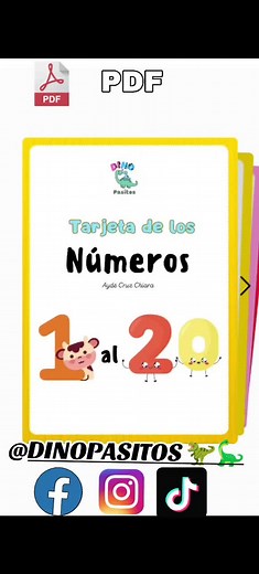 Tarjetas Educativas para Aprender Números Divertidamente