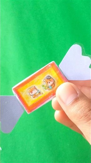 DIY 2-color squishy candy wrapper