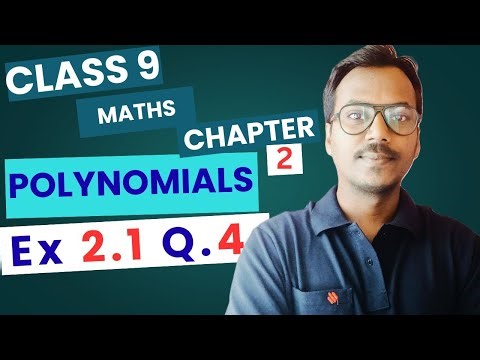 Class 9 Maths | Ch 2 Ex 2.1 Q4 Full Solution | Polynomials | NCERT Explained | 100 Classes by RK
