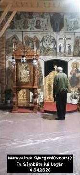 Sfânta Mănăstire Giurgeni(Neamț) în Sâmbăta lui Lazăr #2026 #live #orthodox #religion #travel