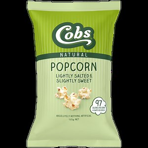 Lightly Salted Slightly Sweet Popcorn - Cobs Popcorn