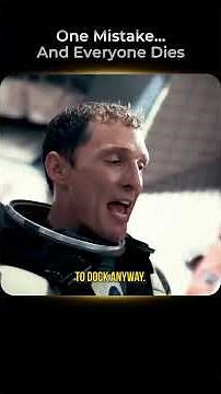 Spinning at 67,000 MPH… One Chance to Survive | Interstellar (2014) #shorts #scifi