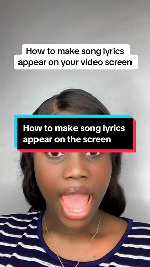 How to Make Song Lyrics Appear on Your Video Screen