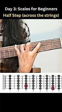 Half Step Tips (Part 2) | Guitar Scales for Beginners #guitar #shorts