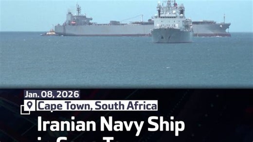 Iranian Navy Ship in Cape Town For Military Drill