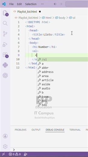How to Create a Numbered List in HTML | Easy Tutorial