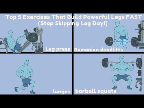 Top 5 Exercises That Build Powerful Legs FAST (Stop Skipping Leg Day!)