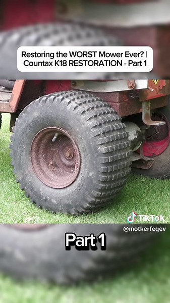 Restoring the WORST Mower Ever Countax K18 RESTORATION Part 1 #restoration #tool #repair #fyp