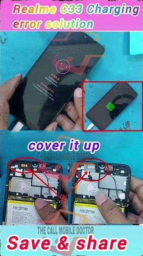 Realme C33 Charging Error & Temperature Error Solution | Realme Charging Error Problem Fix 💯%✅