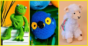 Bichinho de Crochê: 15 Receitas, Gráficos e Passo a Passos Variados Para Você Fazer e Divertir a Criançada!