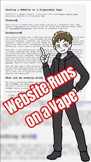 Website Runs on a Vape: Is This Real?!