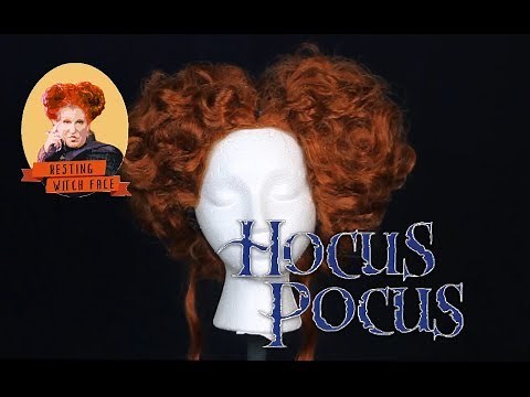 WINIFRED SANDERSON WIG STYLING | Witchyween