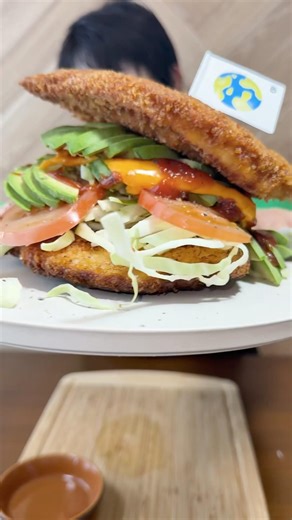 Chicken Katsu Sandwich 🥪🇯🇵 in My Japanese Kitchen 🇯🇵#katsusand #shorts #sandwich #japan