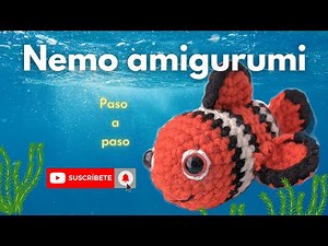 Nemo amigurumi - tutorial paso a paso