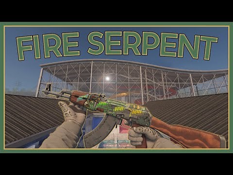 AK-47 Fire Serpent Showcase! (CS2 Skin Showcase)