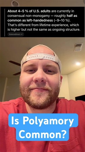 “How common is polyamory?” #polyamory #nonmonogamy #shorts