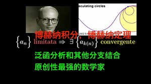 数学史 (245)博赫纳（1899 －1982 ）德国数学家，泛函分析与其他数学分支如微分几何，概率论结合，原创性最强的数学家