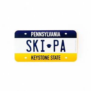Ski PA - Pennsylvania License Plate Sticker | Gift for Skiier | Ski Maine | Ski Lover | Travel PA | Novelty Ski Gift | Love to Ski - Etsy UK