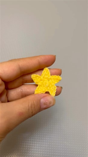 Micro Star Crochet⭐️Easy& Tiny for beginners#crochet #microcrochet #sorts#knitting#tiny #viral #easy