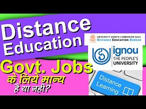 Distance Education Is Valid For Govt Job? Is Distance Education Good For Career or Not.