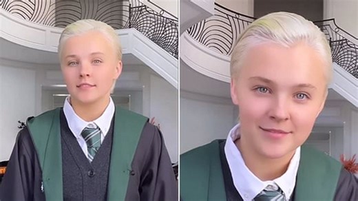 JoJo Siwa makes a shockingly perfect Draco Malfoy just before Halloween