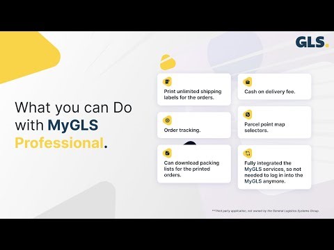 MyGLS Professional Tutorial + Onboarding