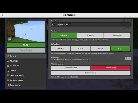 Minecraft bedrock. Skyblock